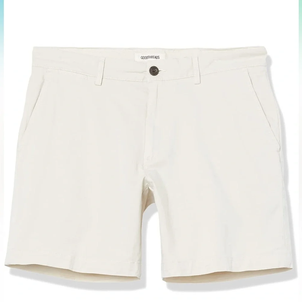 NWT Goodthreads Slim-Fit 7" Flat-Front Comfort Stretch Chino Short - Picture 6 of 6
